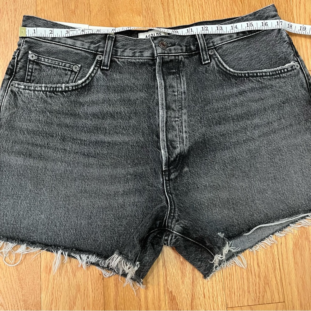 Agolde Dee Grey Jean Short Moxy - Picture 10 of 13